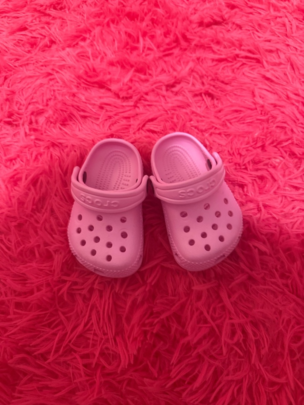 2 Pairs CROCS Kids Classic Clog in Light Pink & Navy